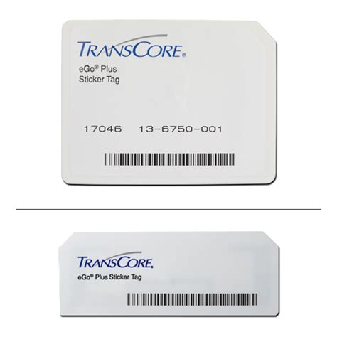 transcore sticker tag